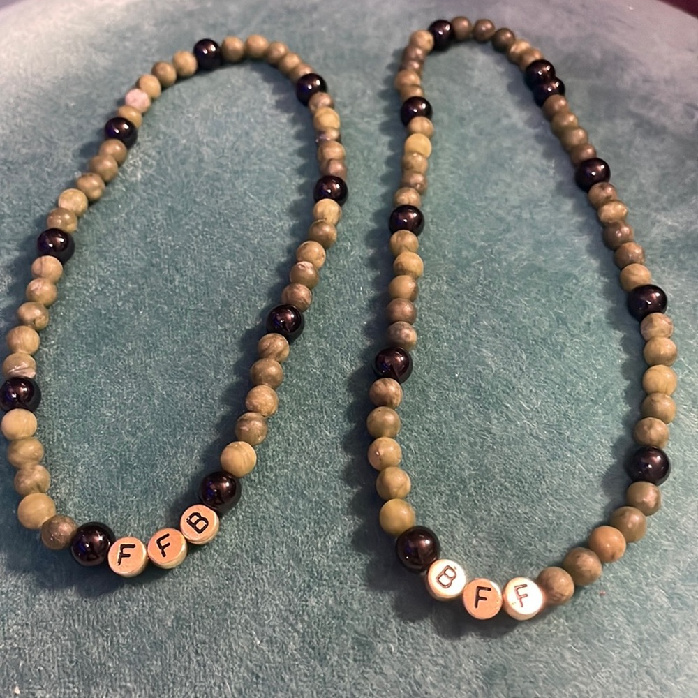 Black and green necklace